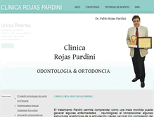 Tablet Screenshot of clinicarojaspardini.com